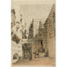 Reproduction of the painting Egyptian street scene - Charles François Eustache