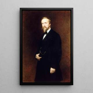 Portrait of Henri d'Orléans, Duke of Aumale - Charles François Jalabert — framed artwork on a wall