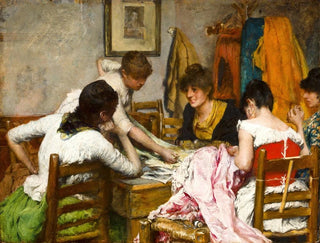 La nouvelle robe - Charles Frederick Ulrich — artwork view