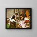 La nouvelle robe - Charles Frederick Ulrich — framed artwork on a wall