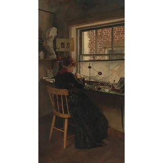 The Wood Engraver - Charles Frederick Ulrich — artwork view