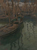 a harmonious quay with fishing boats - Charles Fromuth — artwork view