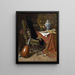 Interior painting from the 17th century - Charles Gifford Dyer — framed artwork on a wall