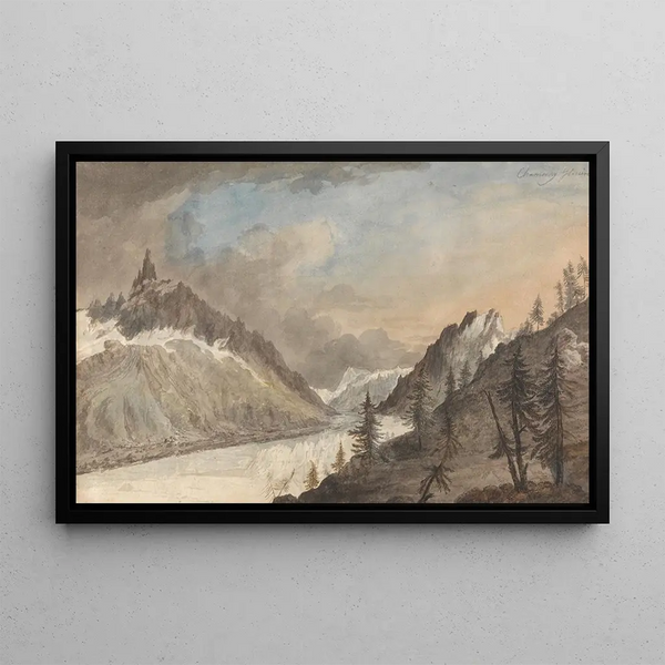 Chamonix, Mer de Glace - Charles Gore — framed artwork on a wall