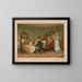 Christmas painting comes only once a year - Charles Green — framed artwork on a wall
