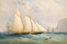 La goélette du Royal Yacht Squadron Viking au large des Needles - Charles Gregory — artwork view