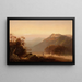 Sunset over the Hudson - Charles H. Chapin — framed artwork on a wall