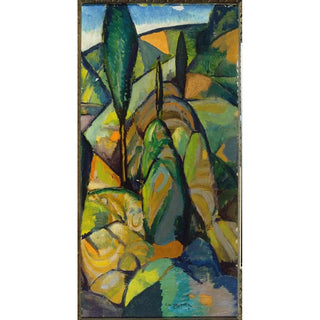 Reproduction of the painting Abstract landscape painting - Charles H. Walther