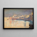 Port of Newlyn - Charles H. Whitworth — framed artwork on a wall