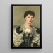 Portrait of Mrs. Charles Haigh-Wood - Charles Haigh-Wood — framed artwork on a wall