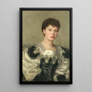 Portrait of Mrs. Charles Haigh-Wood - Charles Haigh-Wood — framed artwork on a wall