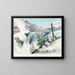 Anderson's Waterfall on the Haheldessa River - Charles Hamilton Smith — framed artwork on a wall