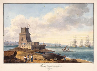 Tour de Belém près de Lisbonne sur le Tage - Charles Hamilton Smith — artwork view