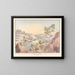 Pont de Castello Bom sur le Coa - Charles Hamilton Smith — framed artwork on a wall