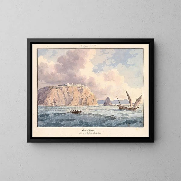 Cap Saint-Vincent - Charles Hamilton Smith — framed artwork on a wall
