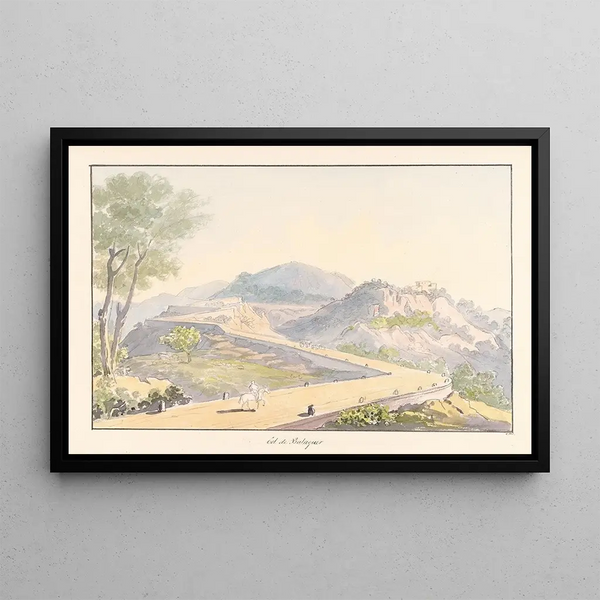 Col de Balaguer - Charles Hamilton Smith — framed artwork on a wall