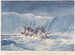 Collision between the Erebus and the Terror in the iceberg wind, March 13, 1842 - Charles Hamilton Smith — artwork view