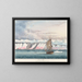 Cliffs cramoisies - Charles Hamilton Smith — framed artwork on a wall