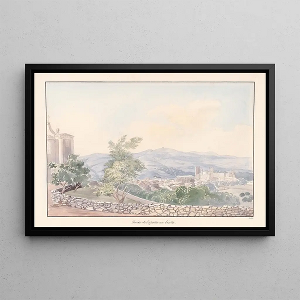 Frêne de Espada à Cinta - Charles Hamilton Smith — framed artwork on a wall
