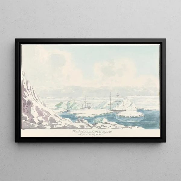 Hecla Griper - Charles Hamilton Smith — framed artwork on a wall