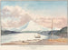 Mont Rainier Painting from the southern part of Admiralty Inlet - Charles Hamilton Smith — artwork view