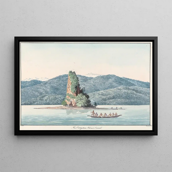 New Eddystone Canal Painting - Charles Hamilton Smith — framed artwork on a wall