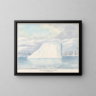 the Formation of the High Arctic Lands of Petoowack - Charles Hamilton Smith — framed artwork on a wall