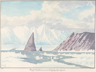 the Monument to Princess Charlotte, Coburg Bay, Cape Leopold - Charles Hamilton Smith — artwork view