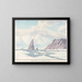 the Monument to Princess Charlotte, Coburg Bay, Cape Leopold - Charles Hamilton Smith — framed artwork on a wall