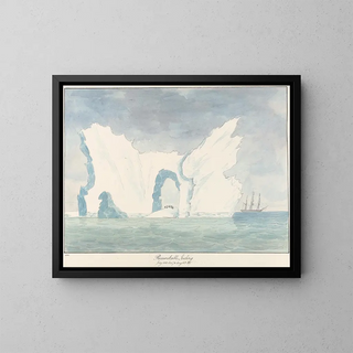 Iceberg remarquable - Charles Hamilton Smith — framed artwork on a wall
