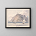 Rock of Lisbon - Charles Hamilton Smith — framed artwork on a wall