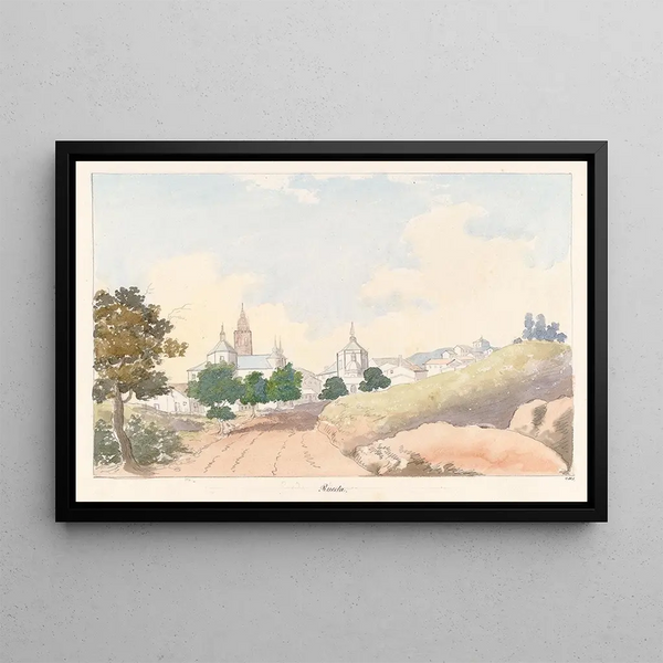 Wheel - Charles Hamilton Smith — framed artwork on a wall