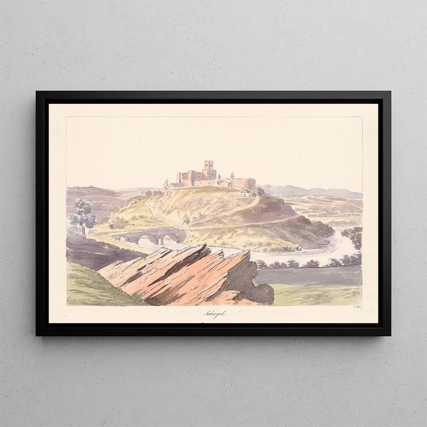 Sabugal - Charles Hamilton Smith — framed artwork on a wall
