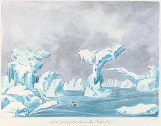 Scene among the ice in the polar sea - Charles Hamilton Smith — artwork view