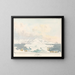 the Main Summits of the Spitzberg Oriented West - Charles Hamilton Smith — framed artwork on a wall