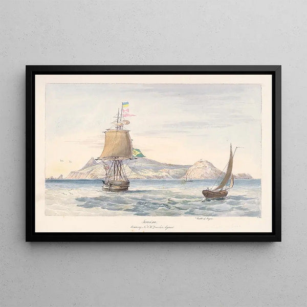 Terceira - Charles Hamilton Smith — framed artwork on a wall