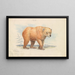 L'Ours brun - Charles Hamilton Smith — framed artwork on a wall