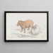 The Capybara - Charles Hamilton Smith — framed artwork on a wall