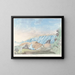 Les icebergs du son de Kotzebue - Charles Hamilton Smith — framed artwork on a wall
