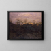 Lisière de la forêt au crépuscule - Charles Harold Davis — framed artwork on a wall