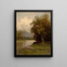 Riverside Edge - Charles Henry Eaton — framed artwork on a wall