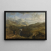 Une battue sur les landes - Charles Henry Schwanfelder — framed artwork on a wall