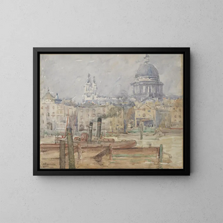 Saint-Paul - Charles Herbert Eastlake — framed artwork on a wall