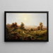 Landscape Painting - Charles Herbert Moore — framed artwork on a wall