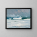 The Sea - Charles Herbert Woodbury — framed artwork on a wall