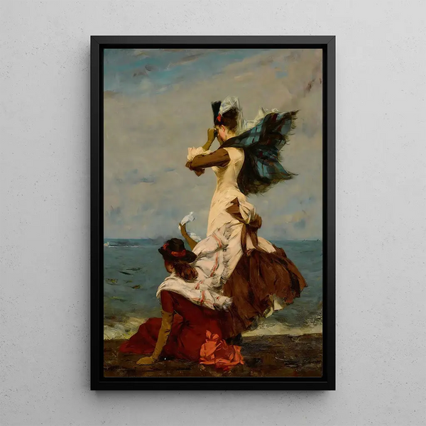 They Have Gone - Charles Hermans — framed artwork on a wall