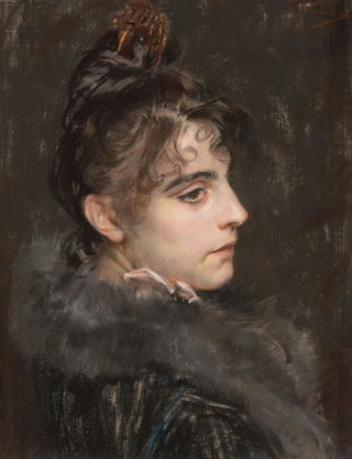 Portrait of a lady - Charles Hermans — artwork view