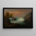 View of Goat Island and Niagara Falls - Charles Hubbard — framed artwork on a wall