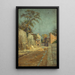 La Rue des Saules, Montmartre - Charles Jean Coussedire — framed artwork on a wall