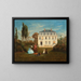 In the Garden - Charles Jean Mercier — framed artwork on a wall